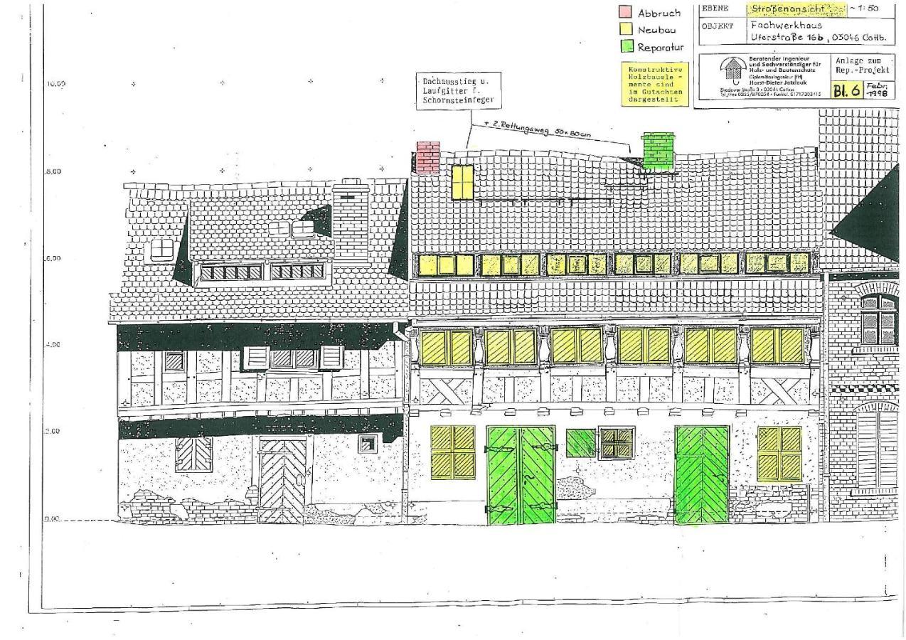 Gerberhaus Cottbus Apartment Ngoại thất bức ảnh