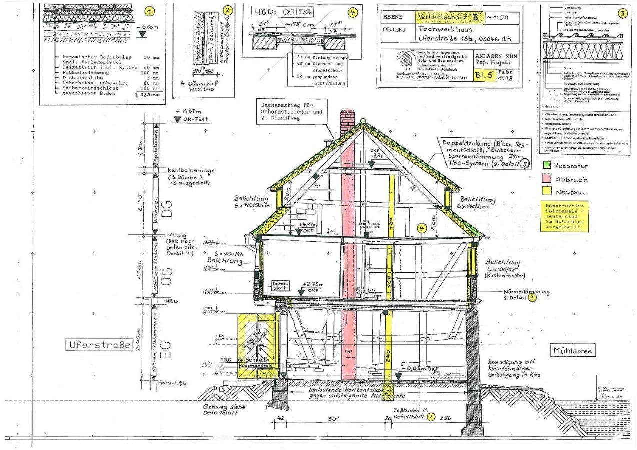 Gerberhaus Cottbus Apartment Ngoại thất bức ảnh